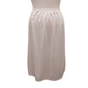 Papillon Blanc Vintage Soft White Half Slip- Sz. Med